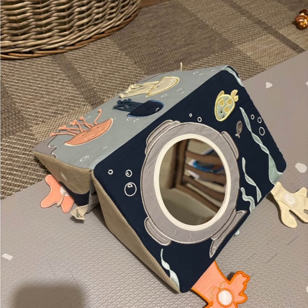 Nautical Baby Activity Toy with Mirror